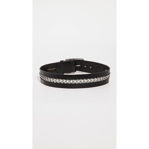 rag & bone Women\'s Jumbo Boyfriend Chain Belt Black S Small NWT main image 4